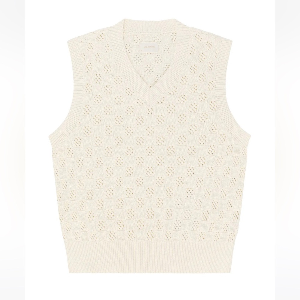 Aims Leon Dore ‘Pristine’ Cream Sweater Vest XS men